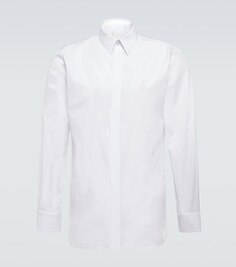 Рубашка из хлопкового поплина 4G Givenchy, белый