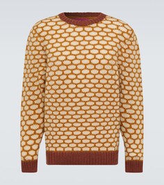 Жаккардовый кашемировый свитер The Elder Statesman, разноцветный