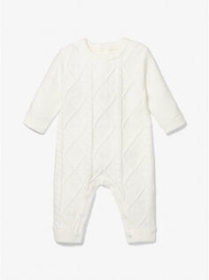 Комбинезон Michael Kors Kids Cable Knit Baby, кремовый