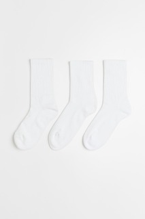 Комплект из 3 носков H&amp;M, белый H&M