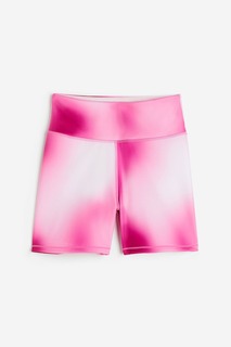 Спортивные шорты с высокой талией H&amp;M, розовый H&M