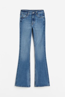 Расклешенные сверхвысокие джинсы H&amp;M, синий H&M