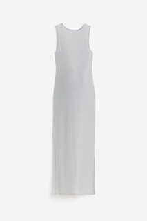 МАМА Платье для беременных в рубчик H&amp;M, светло-серый H&M
