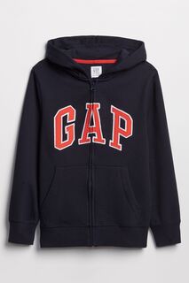 Толстовка на молнии с логотипом Gap, синий