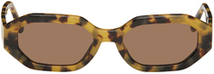 Черепаховые солнцезащитные очки Linda Farrow Edition Irene The Attico
