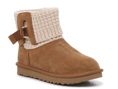 Ботинки Ugg Classic Solene Mini, каштановый / бежевый