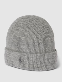 Кашемировая шапка Polo Ralph Lauren, серый