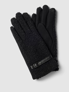 Перчатки с плюшевым мехом EEM, черный