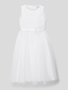 Платье для причастия с кружевной отделкой Weise, белый