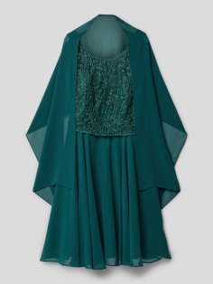 Платье с палантином G.O.L., темно-зеленый Гол