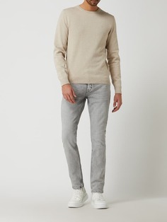 Узкие зауженные джинсы с эластичной тканью s.Oliver BLACK LABEL, светло-серый