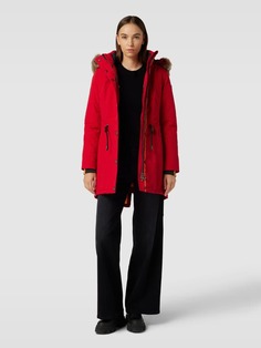 Функциональная куртка со съемным искусственным мехом модели Wolkenlos 878 Wellensteyn, красный