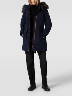 Функциональная куртка со съемным искусственным мехом модели Wolkenlos 878 Wellensteyn, темно-синий