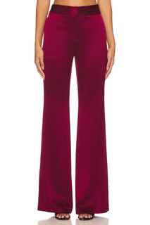 Брюки Alice + Olivia Deanna Hr Slim Bootcut, цвет Bordeaux