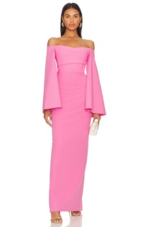 Платье макси SOLACE London Eliana, цвет Rose Pink
