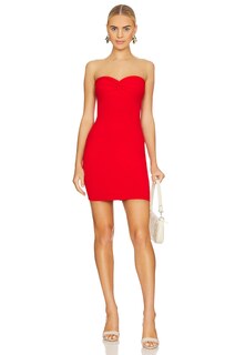 Платье мини Susana Monaco Mini Strapless Dress, цвет Perfect Red