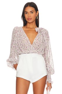 Топ For Love &amp; Lemons Milani, цвет White Multi