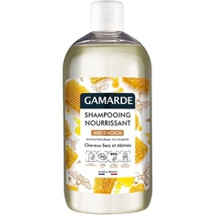 Органический питательный шампунь акации с медом для сухих и поврежденных волос 500мл, Gamarde