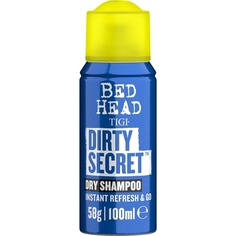 Сухой шампунь Dirty Secret мгновенно освежает волосы для жирных и жирных волос, дорожный размер 100 мл, Bed Head By Tigi