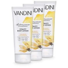 Лосьон для тела Vitality для женщин с цветками ванили и маслом макадамии, 200 мл — упаковка из 3 шт., Vandini