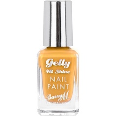 Gelly Hi Shine Nail Paint Подсолнух Оранжевый глянцевый лак для ногтей 10 мл, Barry M