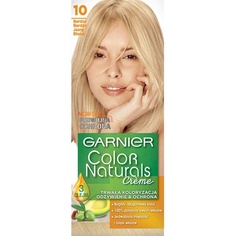 Color Naturals Creme Стойкая питательная краска для волос 10 Ультра светлый блондин, Garnier