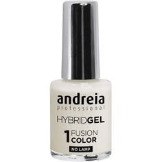 Профессиональный гибридный гель-лак для ногтей Андрея Fusion Color H3 Белый — лампа не требуется, долговечен и легко снимается, Andreia