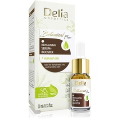 Восстанавливающая сыворотка для лица Botanical Flow с 7 маслами, 10 мл - прозрачная, Delia Cosmetics