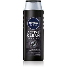 Мужской шампунь Active Clean глубоко очищает и укрепляет волосы., Nivea