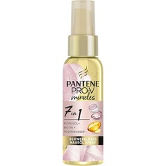 Pro-V Miracles 7-в-1 Невесомое масло-спрей для волос 100 мл с касторовым маслом, биотином, розовой водой, косметический уход, Pantene