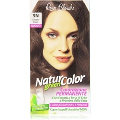 Перманентная краска для волос Natural Color Green 3N Темно-коричневый, Renee&apos; Blanche S.R.L
