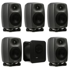 Genelec 8020.LSE Espresso 4-дюймовая активная мониторная система 5.1 с сабвуфером Peak