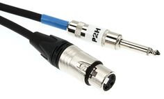 Небалансный кабель Pro Co EXH-10 Excellines — гнездо XLR к штекеру TS — 10 футов