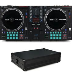2-канальный моторизованный DJ-контроллер Rane One с кейсом Odyssey — черный