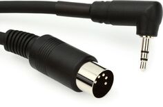 Boss BMIDI-5-35, тип A, 3,5-мм TRS-папа, 5-контактный DIN-MIDI-кабель — 5 футов