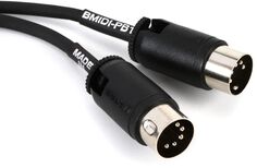 MIDI-кабель Boss BMIDI-PB1 с регулируемыми прямыми/угловыми разъемами DIN — 1 фут