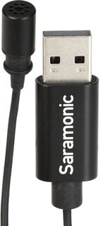 Петличный микрофон Saramonic SR-ULM10L с разъемом USB-A — кабель длиной 19,7 футов
