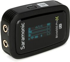 Saramonic Blink 500 ProX RX 2,4 ГГц, двойной приемник, монтируемый на камеру
