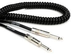 Лавовый кабель LCRCB Retro Coil, прямой к прямому инструментальному кабелю — 20 футов, черный Lava Cable