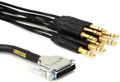8-канальный аналоговый интерфейсный кабель Mogami Gold DB25-TRS — 15 футов