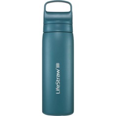 Бутылка-фильтр из нержавеющей стали LifeStraw Go Series 530 мл, сине-зеленый