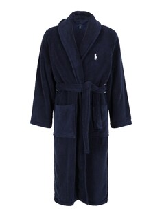 Длинный халат Polo Ralph Lauren, темно-синий
