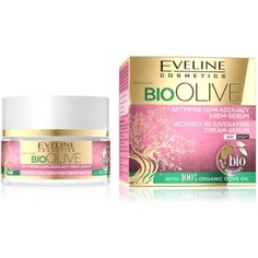 Bio Olive Активно омолаживающая крем-сыворотка, 50 мл, подходит для веганов, Eveline