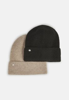 Шапка ONLBELLA LIFE BEANIE 2 PACK ONLY, чистый черный