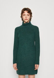 Платье трикотажное PCELLEN LS HIGH NECK NOOS BC Pieces, треккинговый зеленый