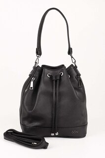 BLACK FLOTER Женский рюкзак и плечо среднего размера на шнурке Q0494 GÖNDERİ(R)