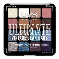 Палетка теней для век vintage jean baby Nyx Professional Makeup Ultimate Shadow Palette, 12,8 гр