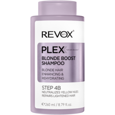 Тонирующий шампунь для светлых волос Revox Plex Blonde Boost Shampoo Step 4B, 260 мл