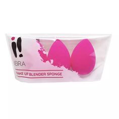 Набор: спонжи розовые Ibra Blender Sponge, 3 шт
