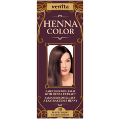 Бальзам-краска с экстрактом хны для волос 18 черешня Venita Henna Color, 75г